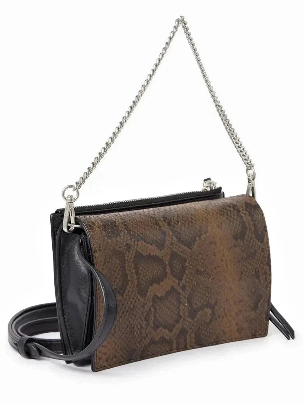 AllSaints Snake Print Crossbody Bag NWT